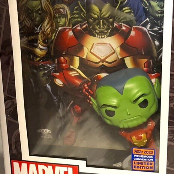Skrull Iron Man Comic Covers 16 Marvel 2022 Wondrous Limited Ed. Funko Pops! - Picture 1 of 9